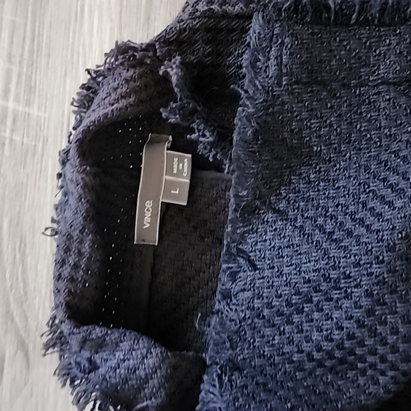 Vince Frayed Edge Tweed Jacket - Picture 6 of 8